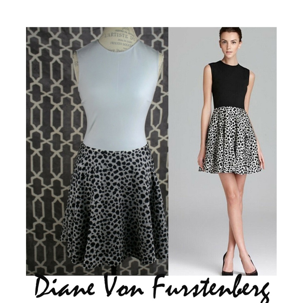 Diane Von Furstenberg Jeannie Leopard Dress